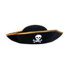 Piraten hoed zwart ( kind )